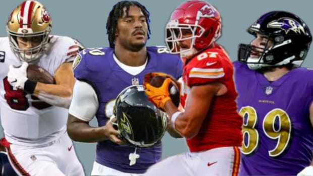 Travis Kelce George Kittle Mark Andrews Isaiah Likely